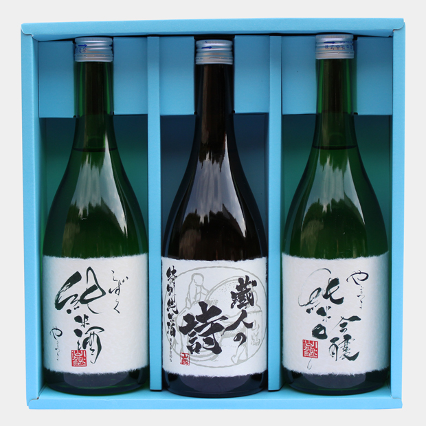 純米吟醸・特別純米酒・純米酒 詰め合わせ 720mL×3本セット